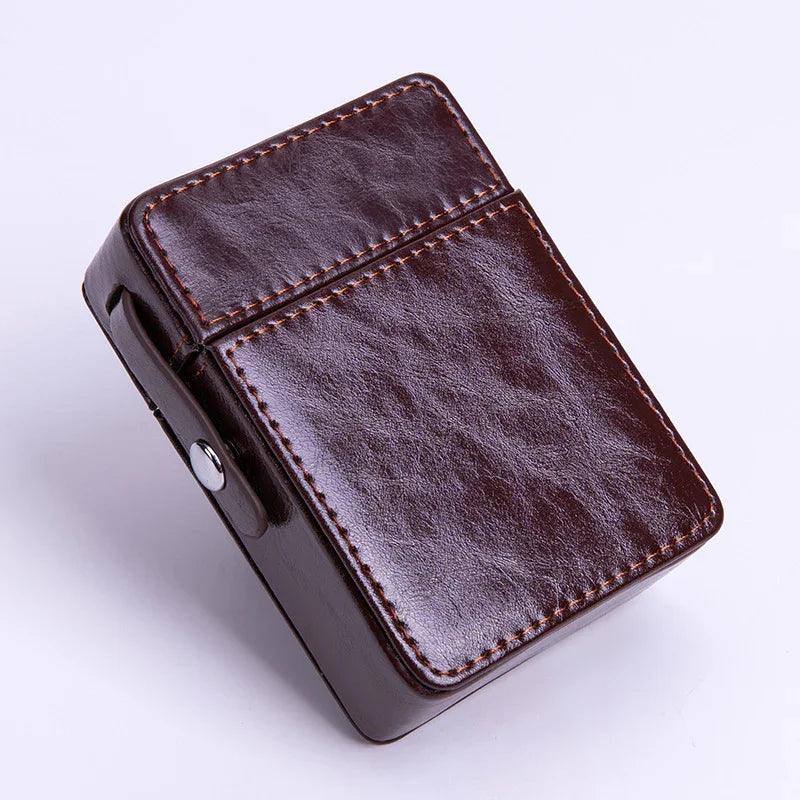 Bag Metal Clip Leather Cigarette Flip Cigarette Case EX-STOCK Canada