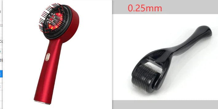 Electric Massage Comb Home Scalp Drain Comb Red Light Anti-slip Hair Care Multi-functional Massage Comb EX-STOCK Canada