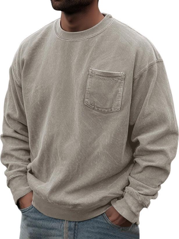 Men's Pullover Round Neck Long Sleeves Sweater EX-STOCK Canada