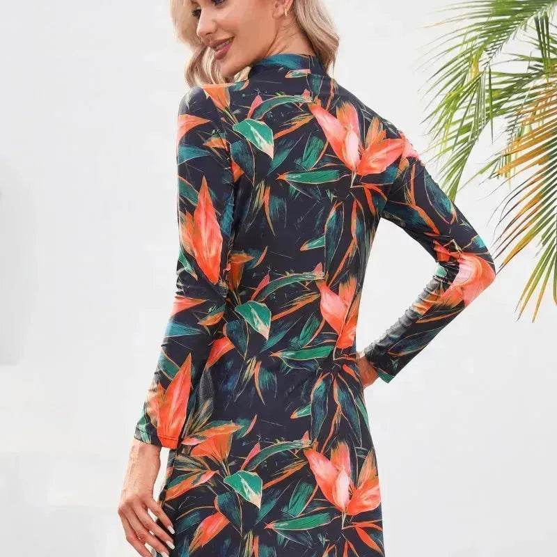 Long Sleeve ArabSwimsuit With Hat Included Chest Pad 3 Piece Set Conservative Swimwear - EX-STOCK Canada