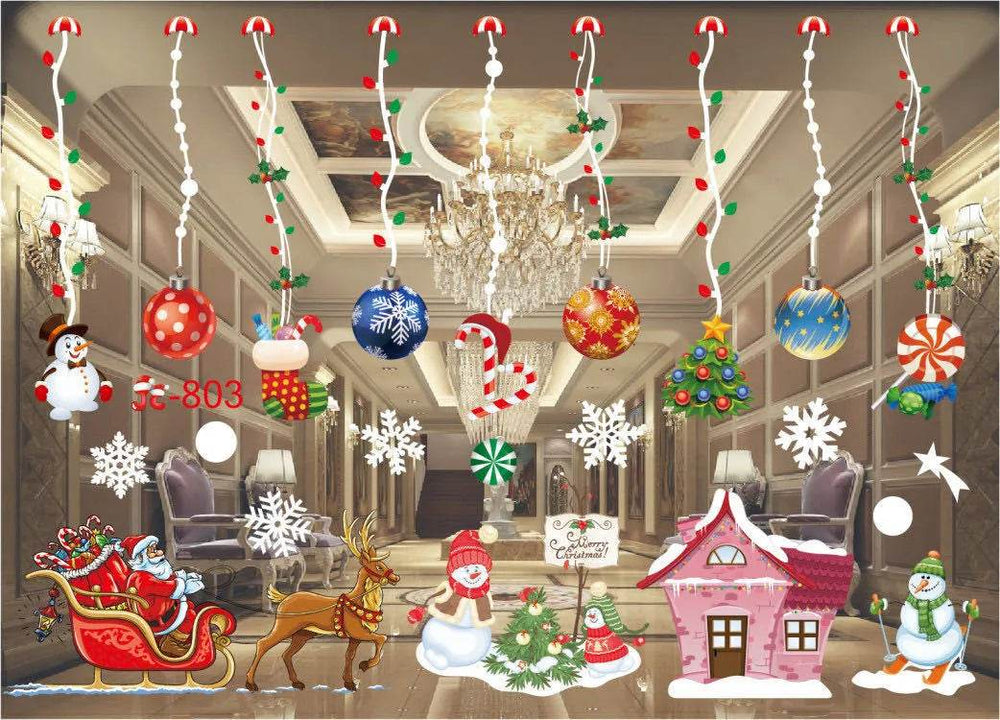 New Christmas Decorations Christmas Window Stickers - EX-STOCK Canada