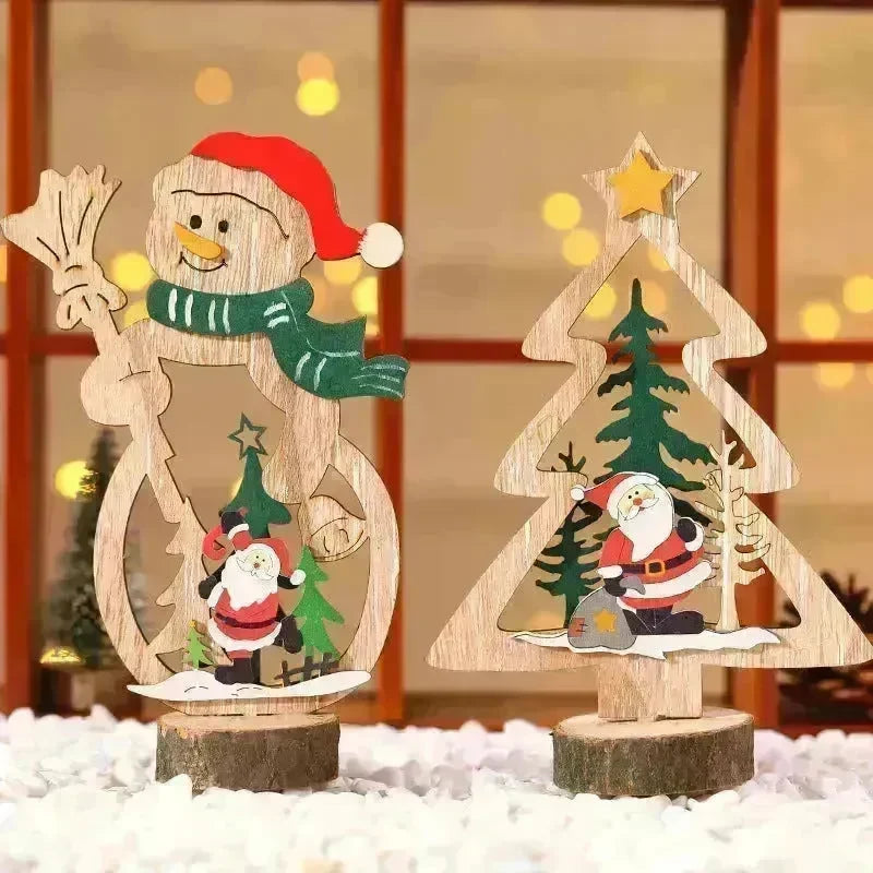 Christmas Day Wooden Bar Decoration Decorations - EX-STOCK CANADA