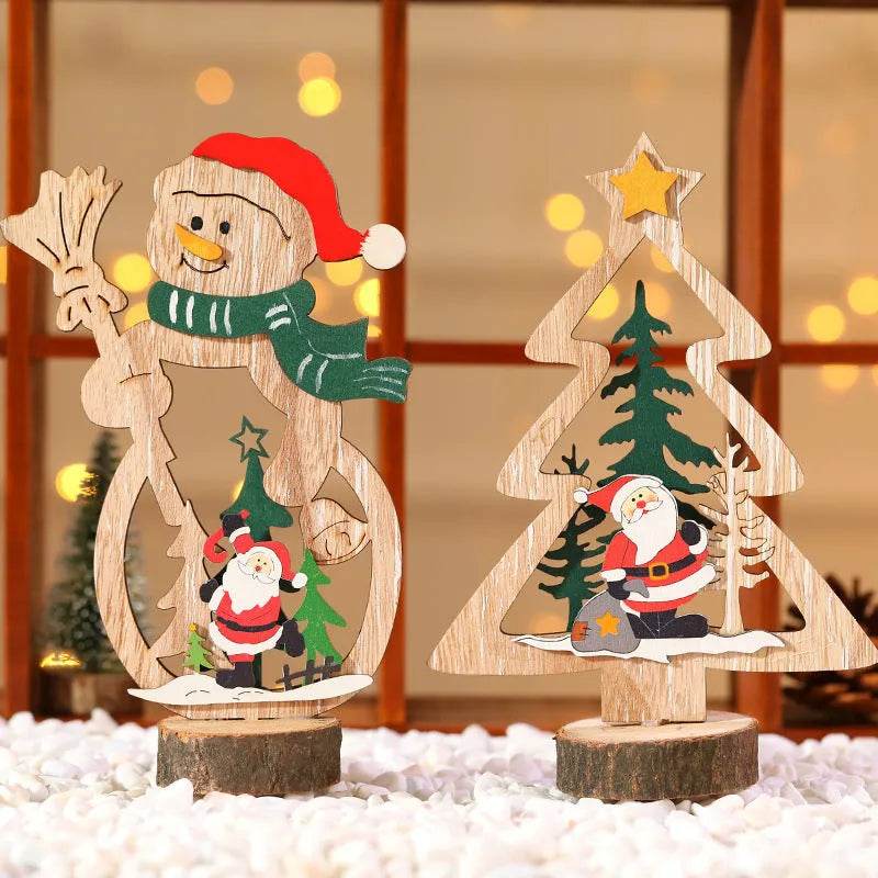 Christmas Day Wooden Bar Decoration Decorations - EX-STOCK Canada