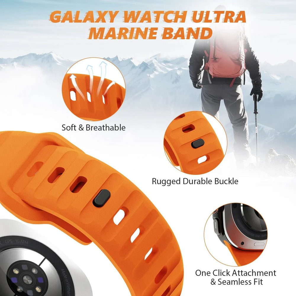 Sport Style Watch Ultra Wave Reverse Buckle Silicone Strap - EX-STOCK Canada