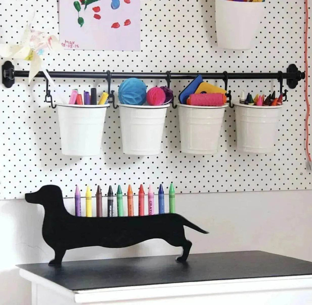 Dachshund Crayon Storage Ornaments - EX-STOCK Canada