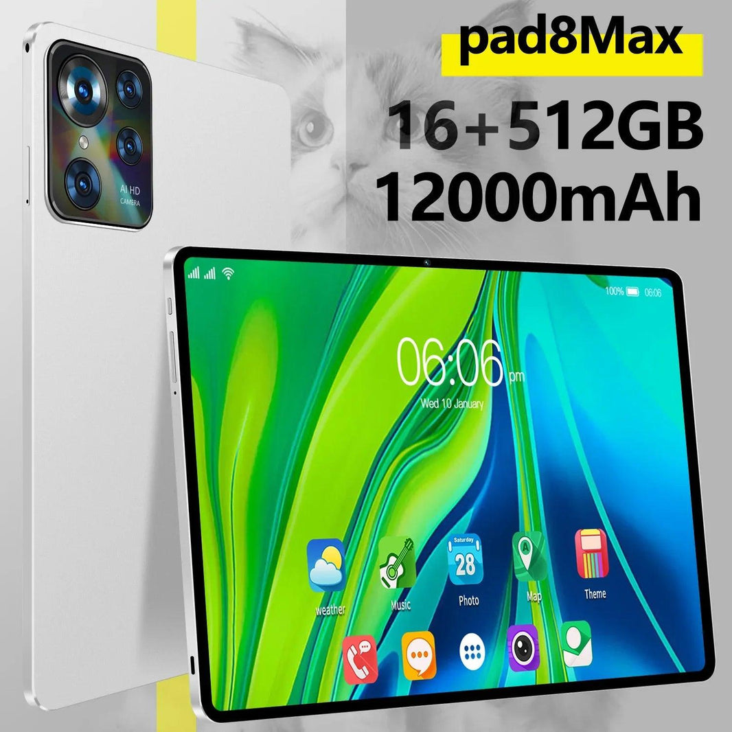 جهاز لوحي 10 بوصة اتصالات ذكي جوجل إصدار PAD8MAXEX-STOCK Canada
