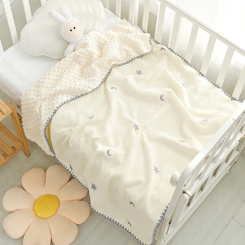 Doudou Blanket Baby Blanket Crepe Newborn Soothing Blanket EX-STOCK Canada