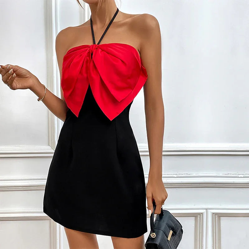 Bow Valentine's Day Sling Dress EX-STOCK Canada