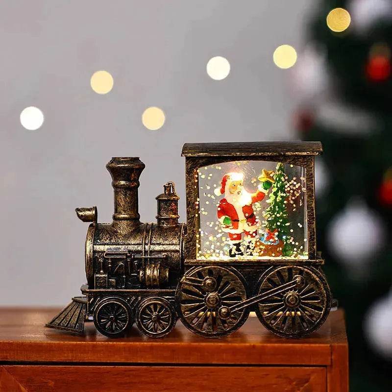 Christmas Gift Train Decoration Small Night Lamp - EX-STOCK Canada