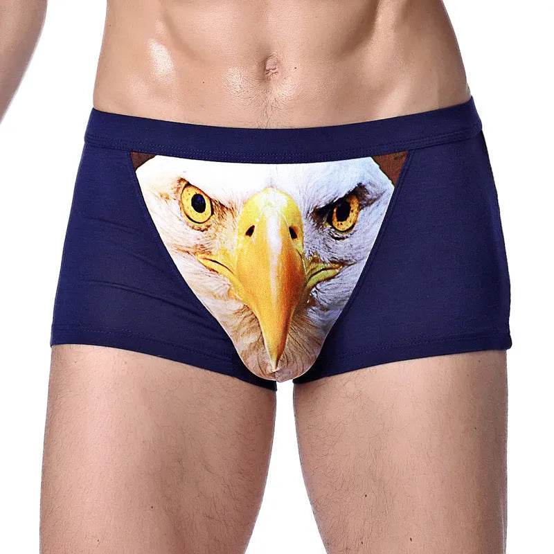 Creative Cartoon Animal Printed Boxer Briefs with pouch underwear men - EX-STOCK Canada