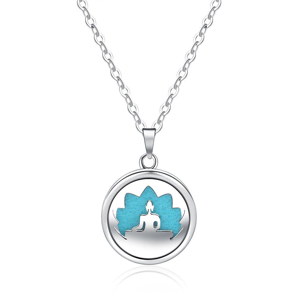 Collier Boîte à Parfum Ronde Creuse Ouverte - EX-STOCK Canada