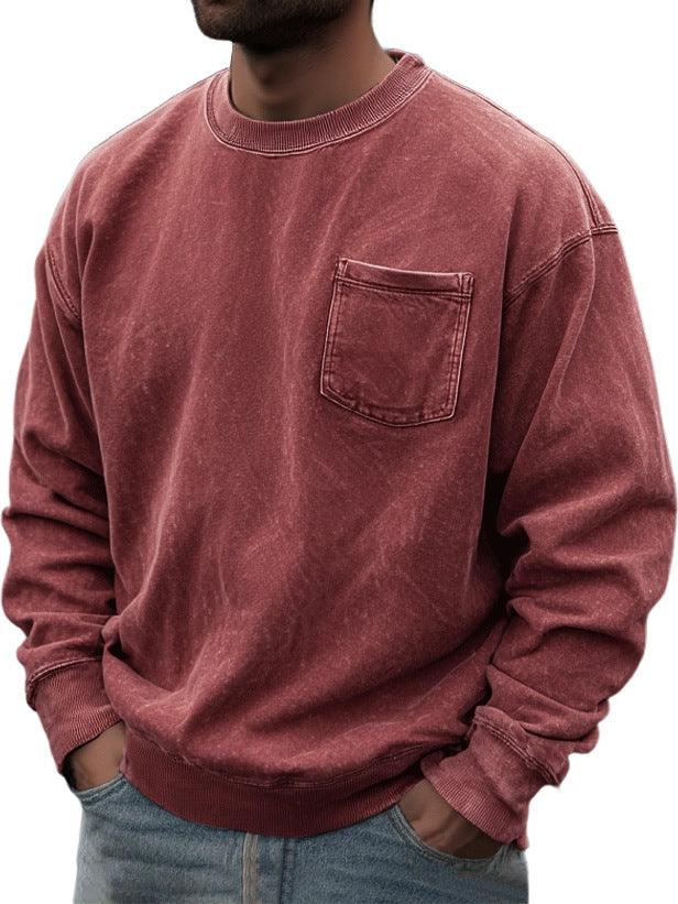 Men's Pullover Round Neck Long Sleeves Sweater EX-STOCK Canada
