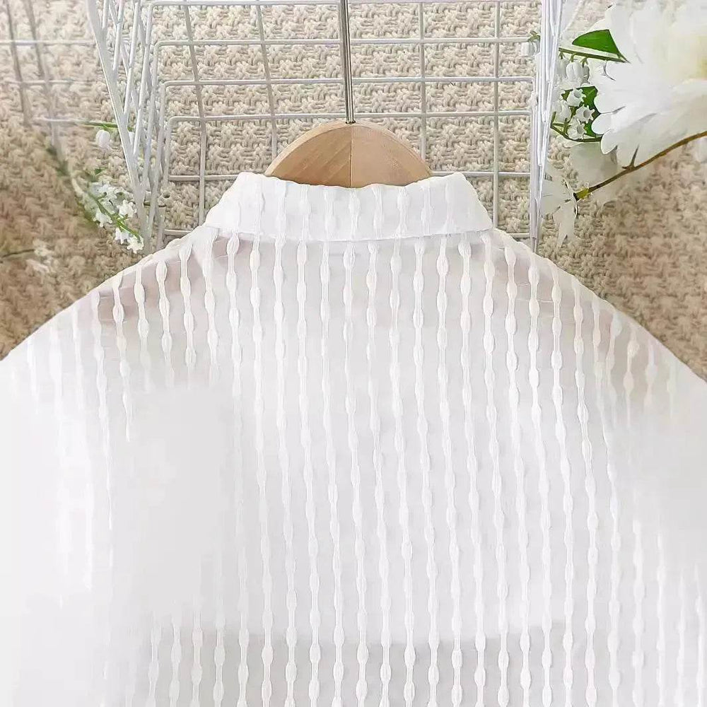 Summer White 3 pcs outfit set for newborn baby girl - EX-STOCK Canada