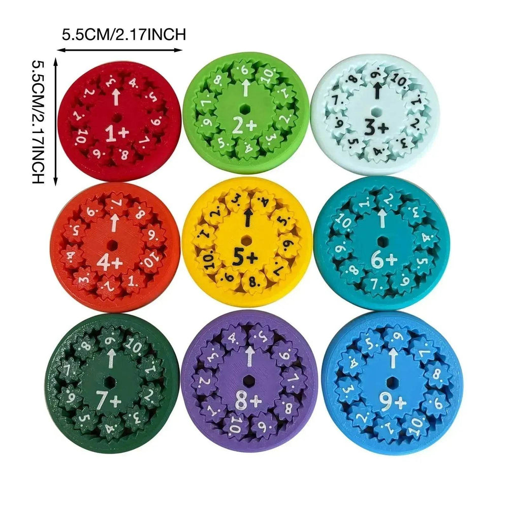 Math Fidget Spinners Fingertip Puzzle Toys Games Math Operations Math Multiplication Games Montessori Activity Educational Learning Toys - EX-STOCK Canada