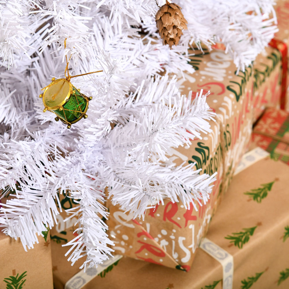 4.9ft Artificial Christmas Tree Xmas Holidays Decor With Ornament White EX-STOCK Canada