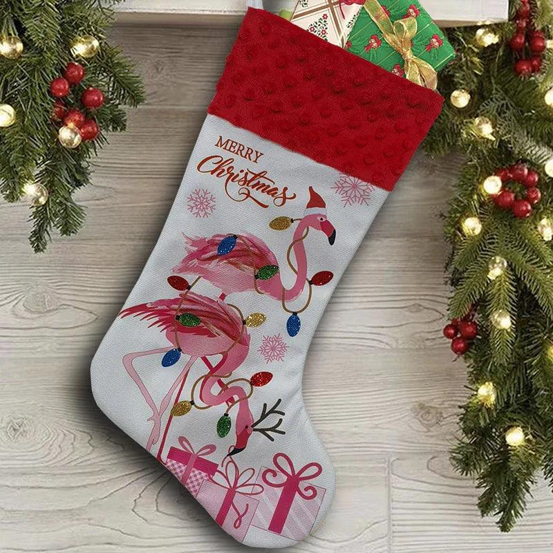 Pendentif de décoration de vacances bas de Noël flamant roseEX-STOCK Canada