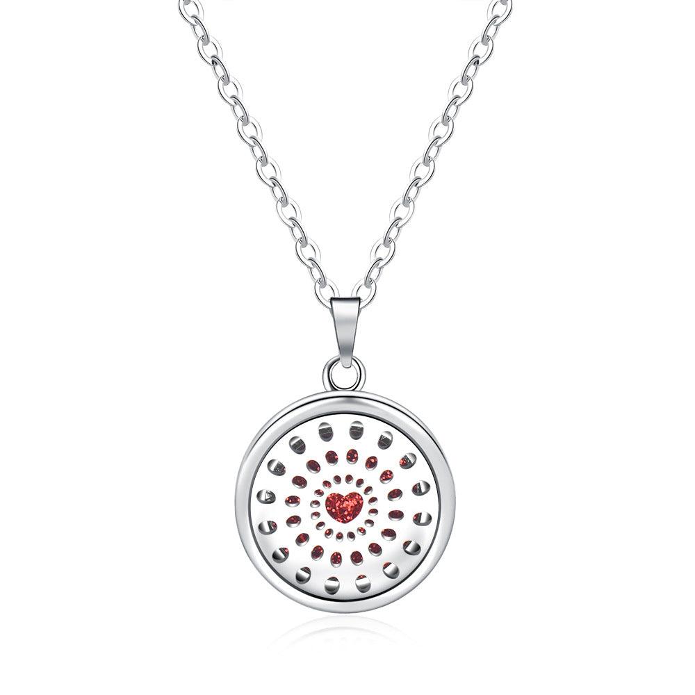 Collier Boîte à Parfum Ronde Creuse Ouverte - EX-STOCK Canada
