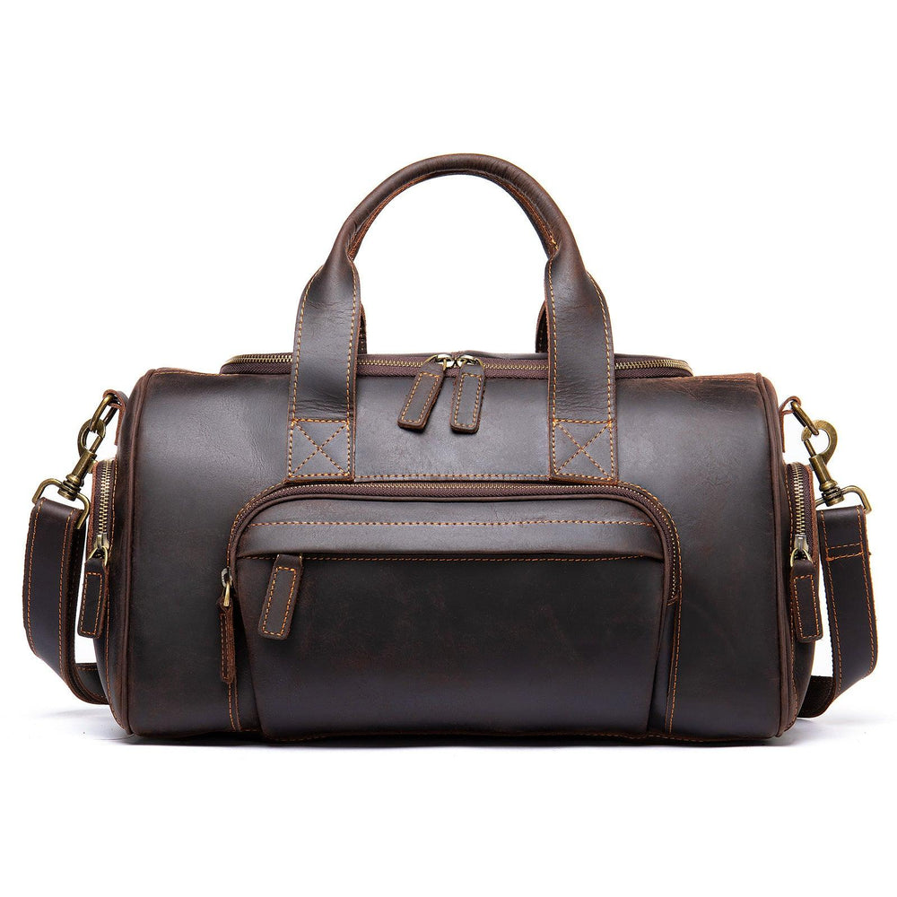 Nouveau sac à main en cuir fait main rétro pour hommes en cuir | Grande capacité EX-STOCK Canada