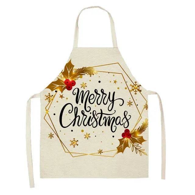 Personalized Christmas Aprons gifts idea for chefs bakers - EX-STOCK Canada