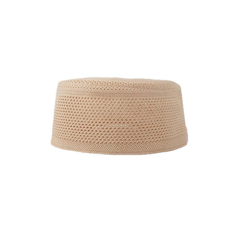 Muslim Ethnic Cap Worship Cap Breathable Flat Top Ceremonial Hat - EX-STOCK Canada