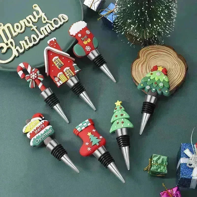 Christmas Holiday Wine Bottle stopper Gift Idea 2024 - EX-STOCK CANADA