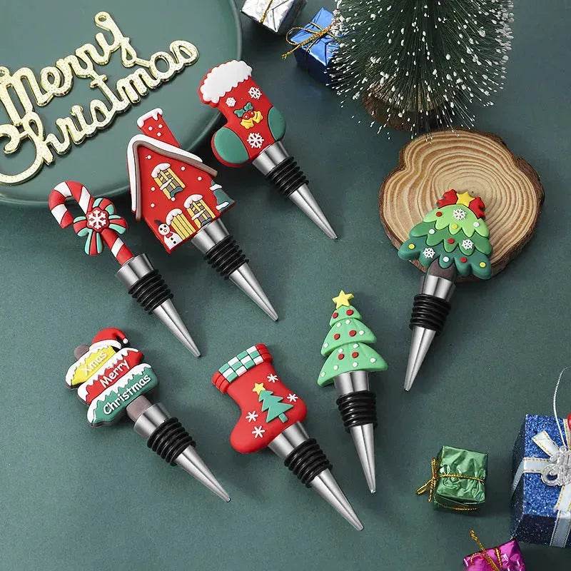Christmas Holiday Wine Bottle stopper Gift Idea 2024 - EX-STOCK Canada