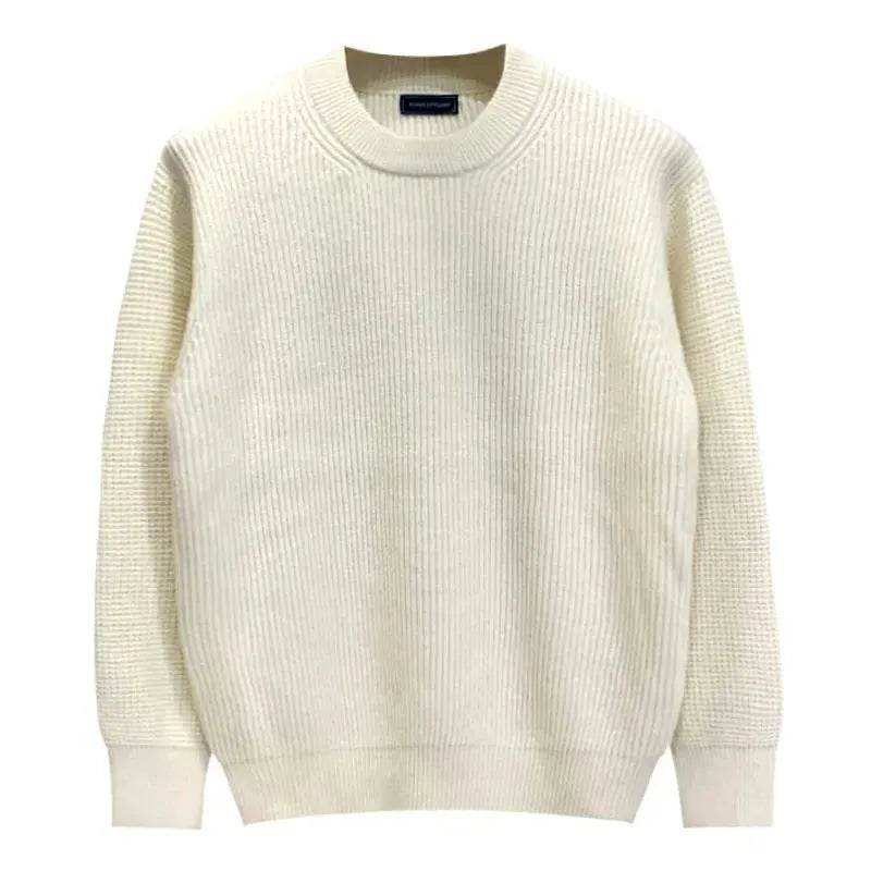 Autumn Fashion Knitted Woolen Thick Round Neck Pullover Sweater for men - EX-STOCK Canada