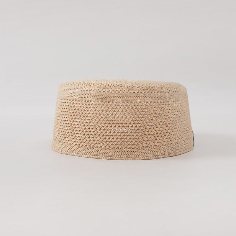 Muslim Ethnic Cap Worship Cap Breathable Flat Top Ceremonial Hat - EX-STOCK Canada