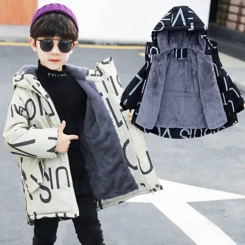 Children's Thick Padded Korean Winter Coat - EX-STOCK Canada