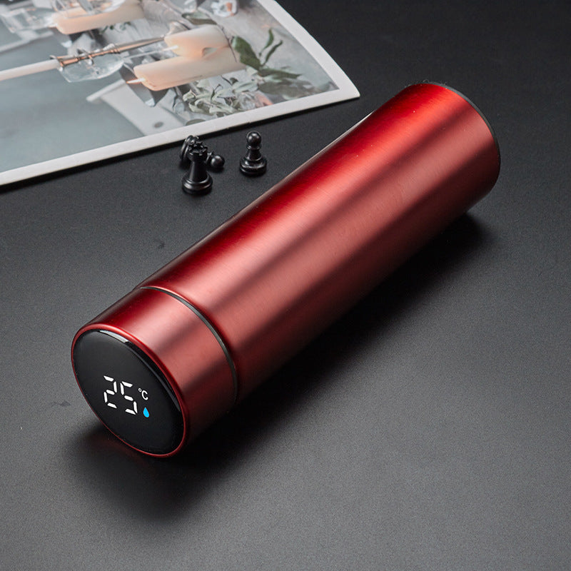 Intelligent 304 Stainless Steel Vacuum Water Cup Temperature Display Car Insulation Cup EX-STOCK Canada