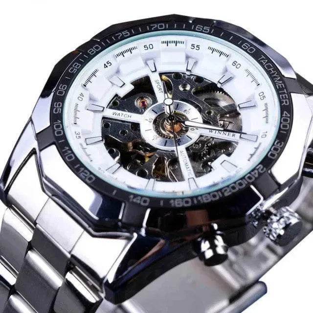 Forsining Watch Men's Fashion Casual Classic Popular Waterproof Manual Mechanical Watch - EX-STOCK Canada