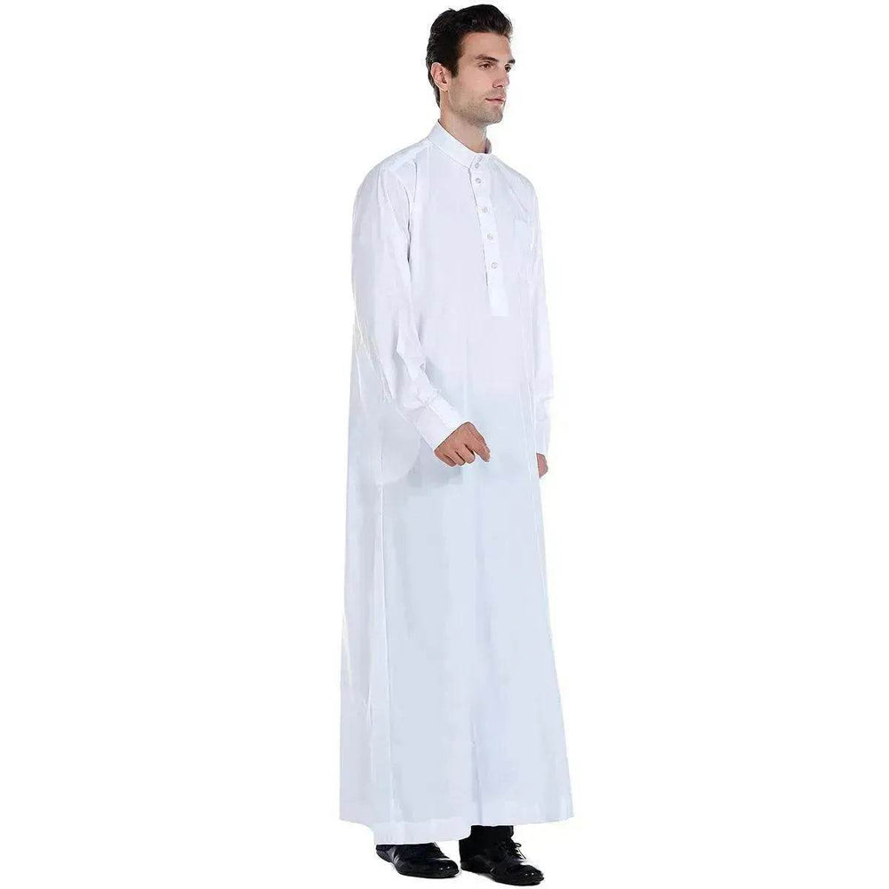 Fashionable and Elegant Arab Contemporary Middle Eastern Men's Robe Moroccan Men's Jalabiya - EX-STOCK Canada
