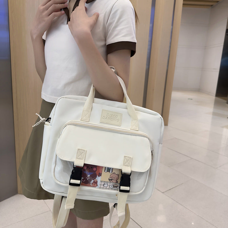 Soft Girl Cute Cartoon Teenage College Student Lightweight Tote Backpack EX-STOCK
