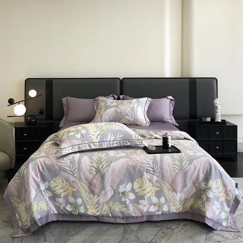 Housse de couette rafraîchissante d'été en Tencel lavable et aéréeEX-STOCK Canada