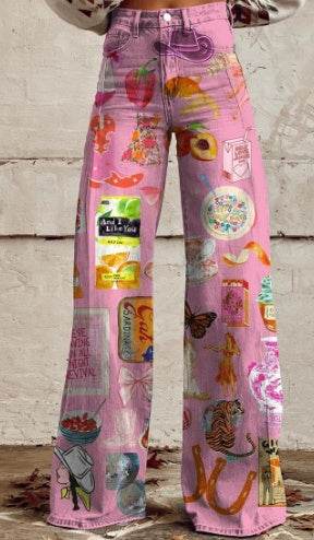 Women's Casual Pants Thin Imitation Jeans EX-STOCK Canada