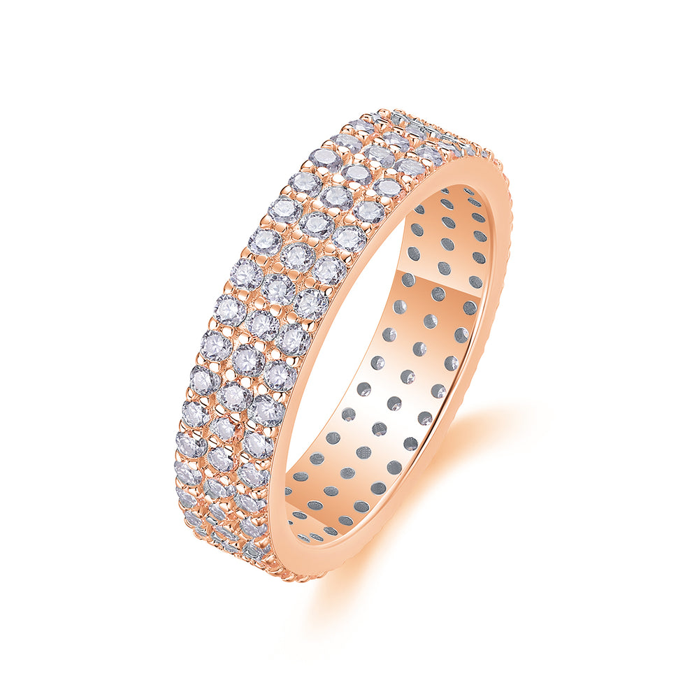 Moon Shadow Romance Wedding Ring Set, Moissanite S925 Sterling Silver with Platinum Plating, Yellow and Rose Gold Options EX-STOCK Canada