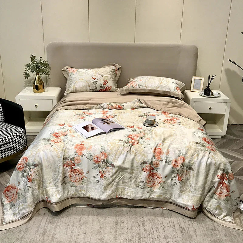 High-end Tencel Summer Cooling Duvet Four-piece Set EX-STOCK Canada