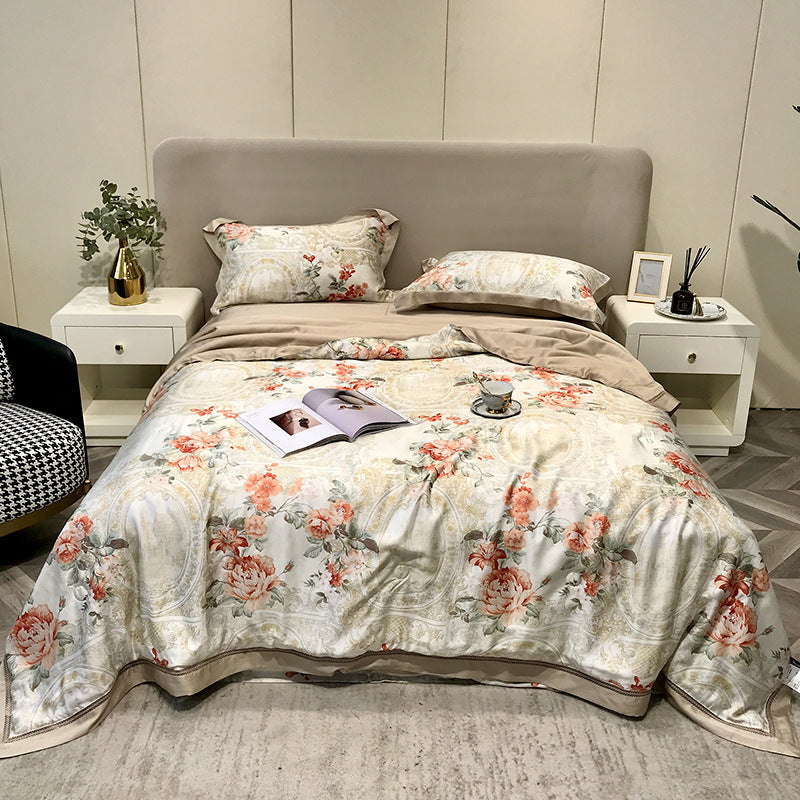 High-end Tencel Summer Cooling Duvet Four-piece Set EX-STOCK Canada