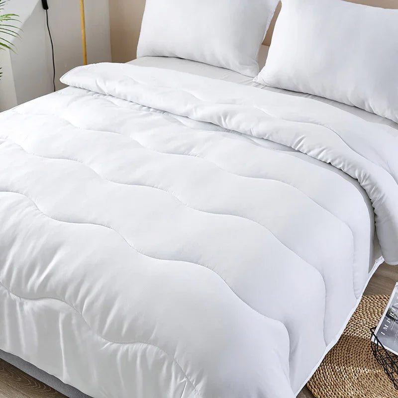 Chemical Fiber Bed & Breakfast Hotel Duvet Insert Thick Feather Velvet Quilt EX-STOCK Canada