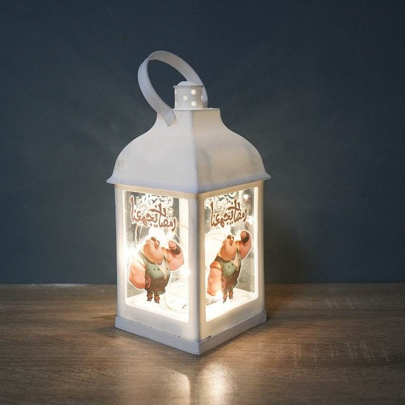 Wind Lantern Plastic Decoration For Eid Mubarak Ornament - EX-STOCK Canada
