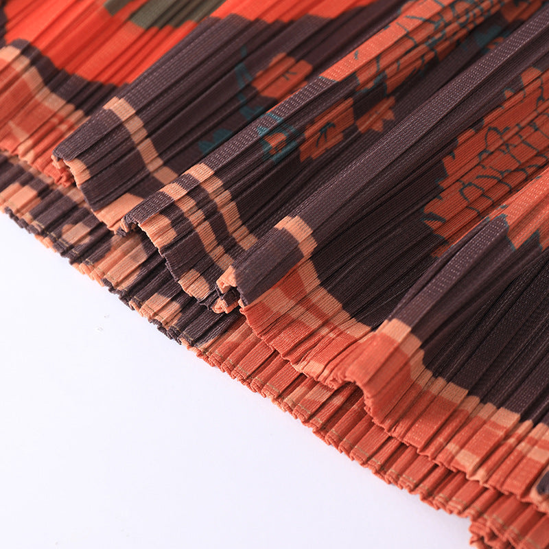 Plus Size Printed Cardigan Muslim Robe EX-STOCK Canada