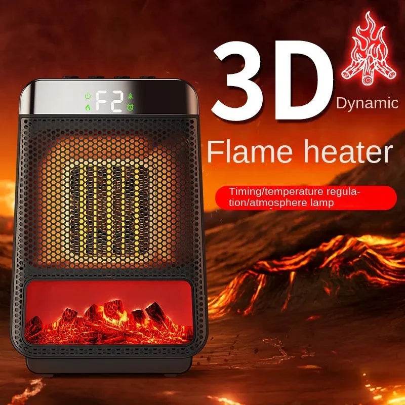 Portable Whole House Room Instant 3D Electric Flame Space Heater - EX-STOCK Canada