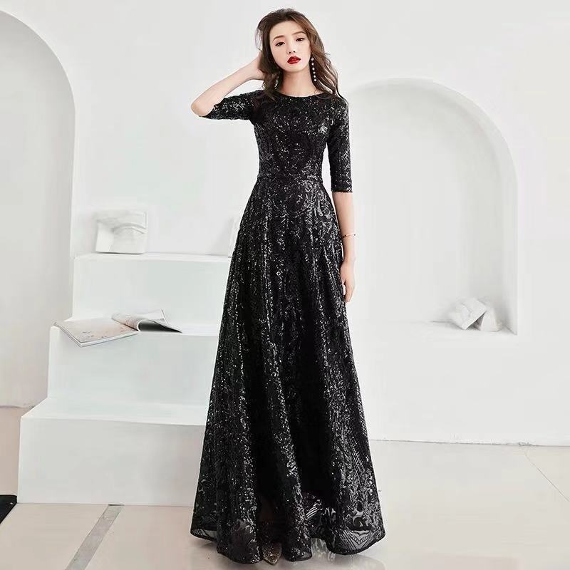 Women's Long Chinese Style Toast Dress For Dinner EX-STOCK Canada