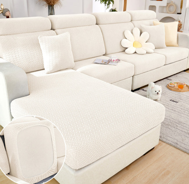 All-Season Elastic Sofa Cover & Cushion Slipcover – Multi-Size, 11 Colours