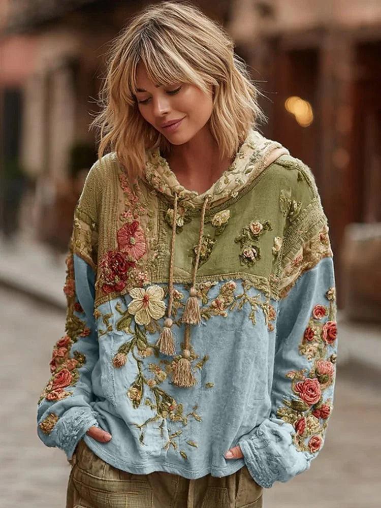 Women's Long Sleeve Hooded Sweatshirt Pullover Loose Casual Top EX-STOCK Canada