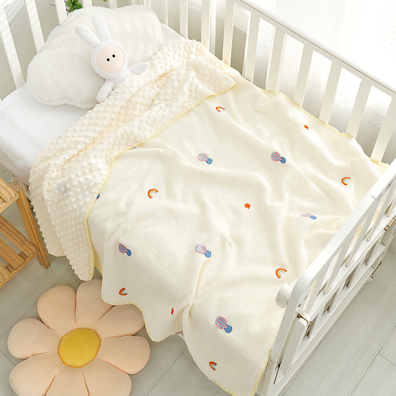 Doudou Blanket Baby Blanket Crepe Newborn Soothing Blanket EX-STOCK Canada