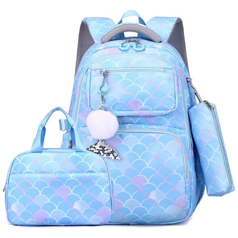 3 in 1 set Primary School Girls Backpack Lunch Bag and Pencil Pouch - EX-STOCK Canada