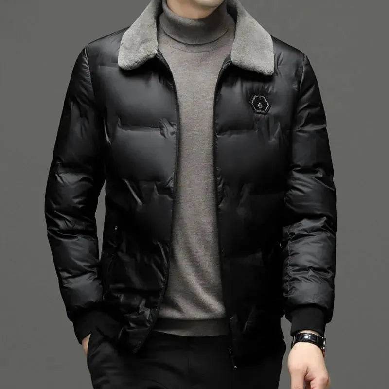Men's Cotton-padded Slim Fit Zipper Lightweight Winter Puffer Jacket - EX-STOCK Canada