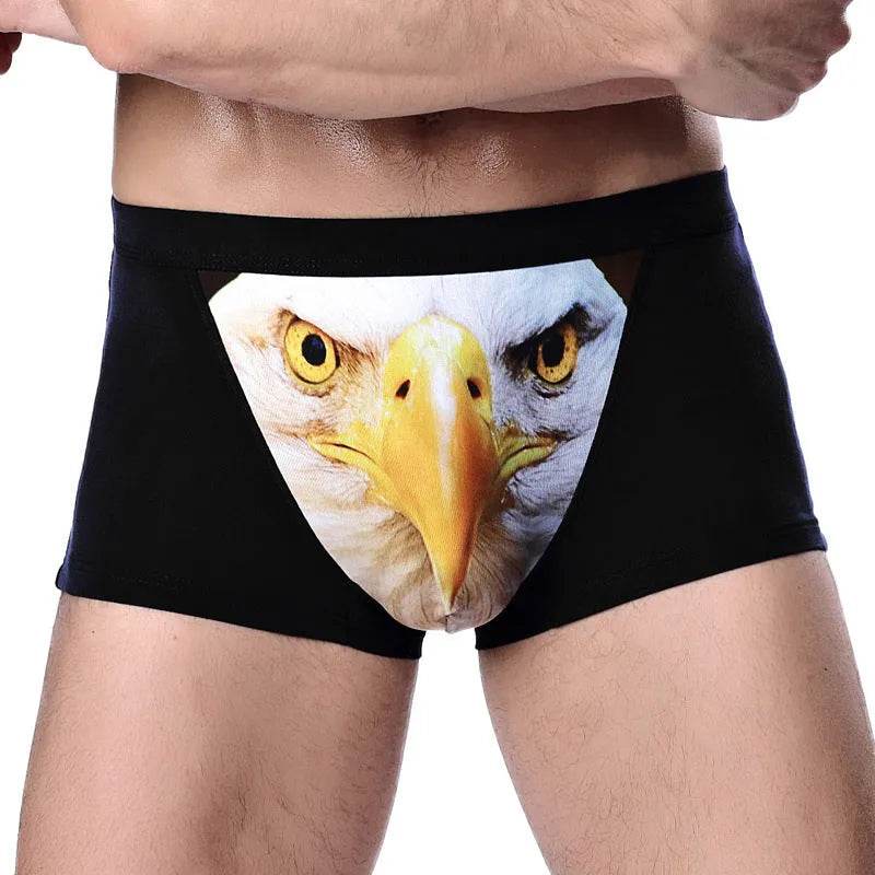 Creative Cartoon Animal Printed Boxer Briefs with pouch underwear men - EX-STOCK Canada