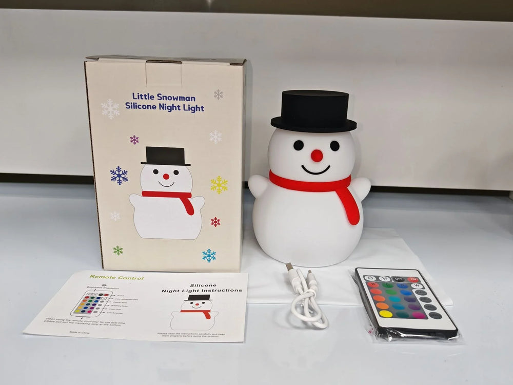 Christmas Ice Man Silicone Pat Lamp Remote Control Ambience Light EX-STOCK Canada